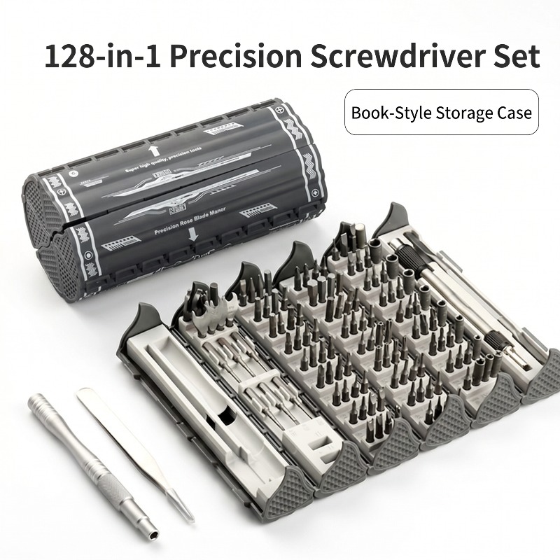 Electronics Repair Book - 128in1 Screwdriver Set Precision Repair Kit