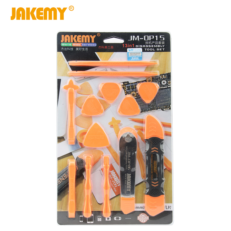 JAKEMY 13 in 1 Smartphone Pry  - Spudger Plastic Set recension och pris