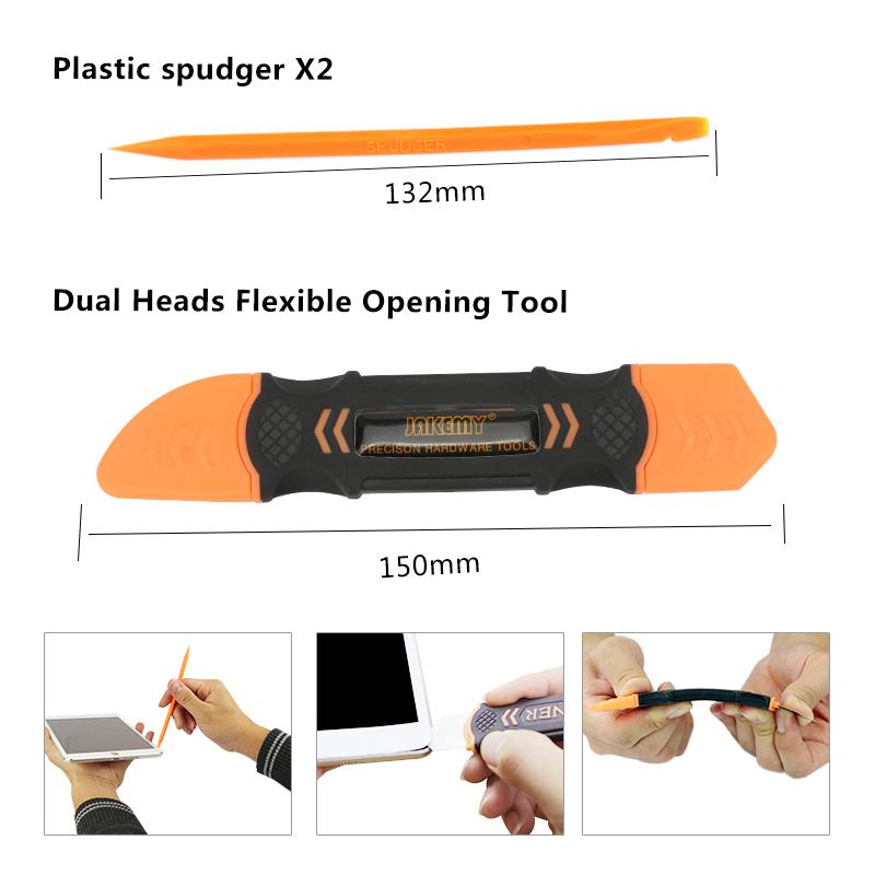 JAKEMY 13 in 1 Smartphone Pry  - Spudger Plastic Set recension och pris