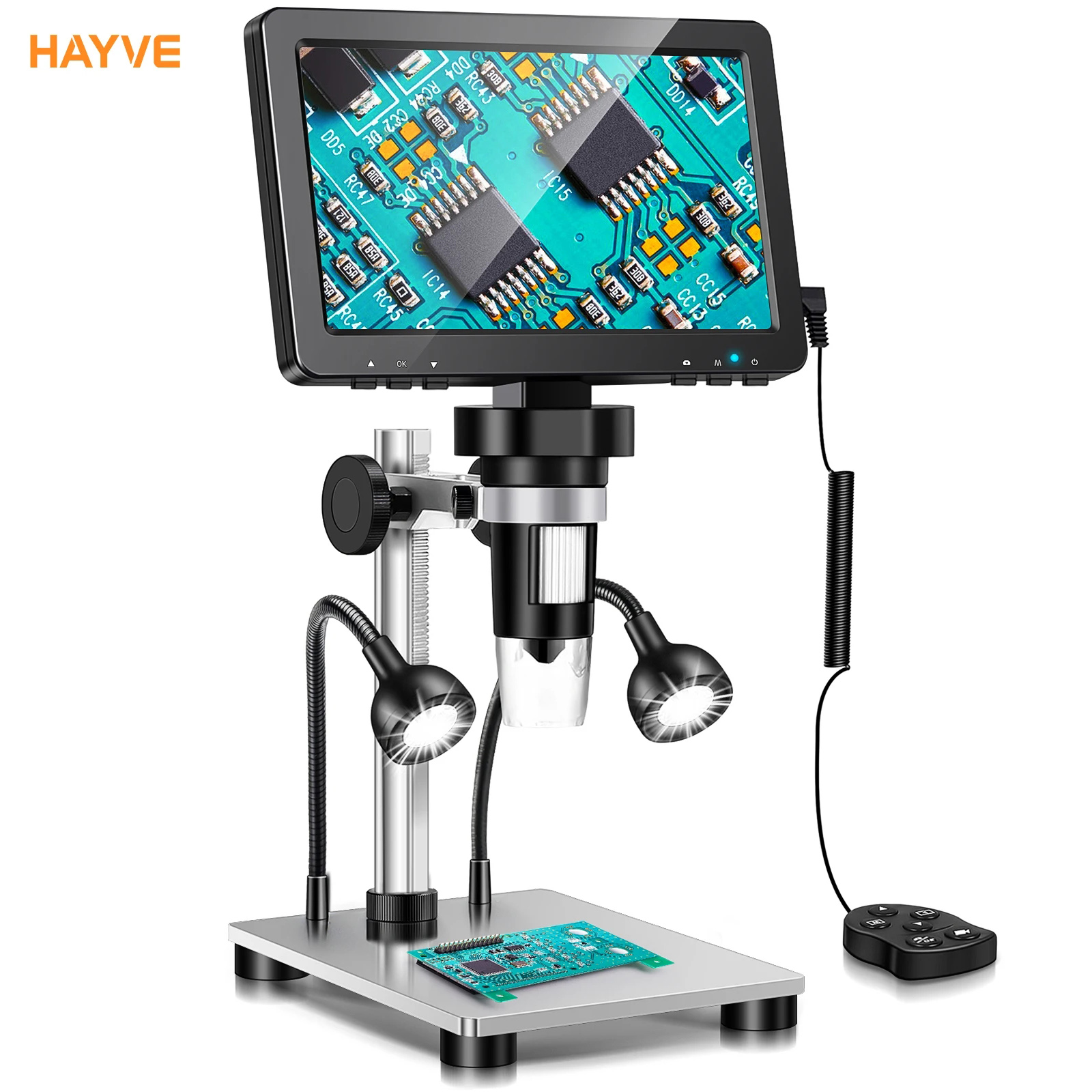 Hayve 7‘’ Digital Microscope 1 - Electronics Repair Videos recension och pris