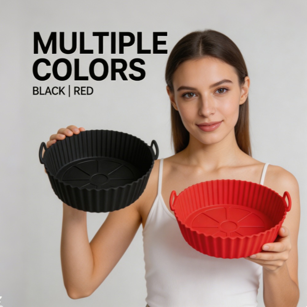 Round Silicone Air Fryer Liner - Heat Mat Silicone recension och pris