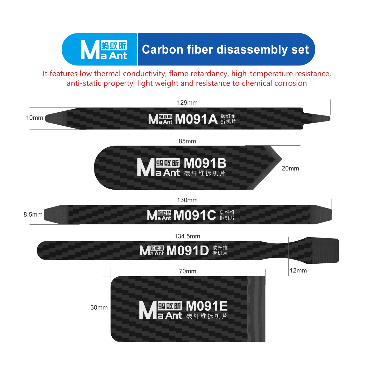 MaAnt Carbon Fiber Disassembly - Electronics Repair Book recension och pris